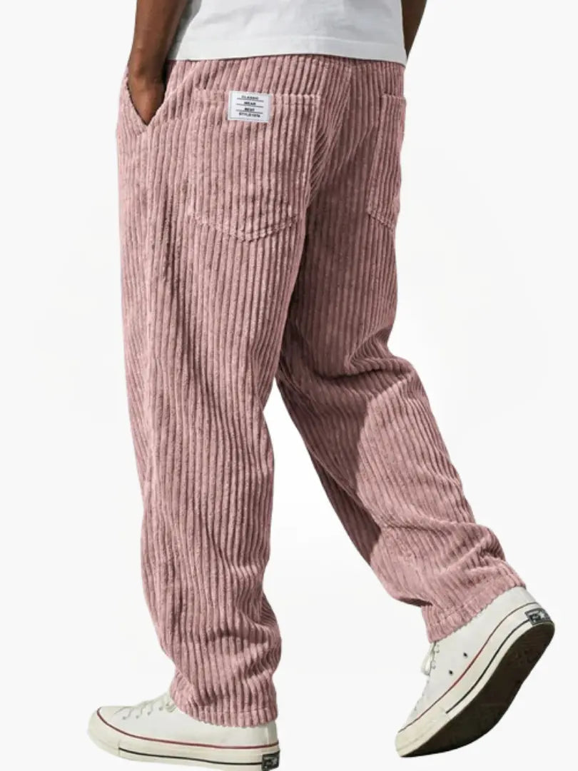 VARENZO | Cordhose mit elastischem Bund