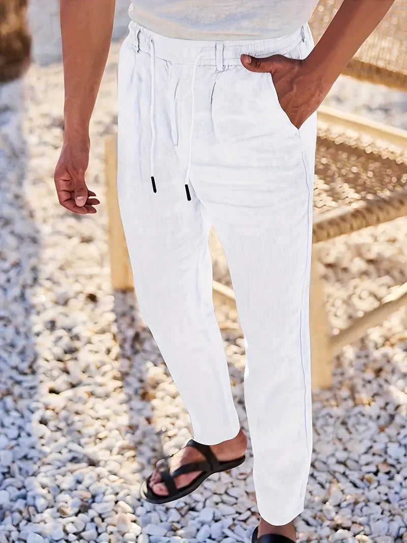 NICHOLS | Leinenhose für Herren