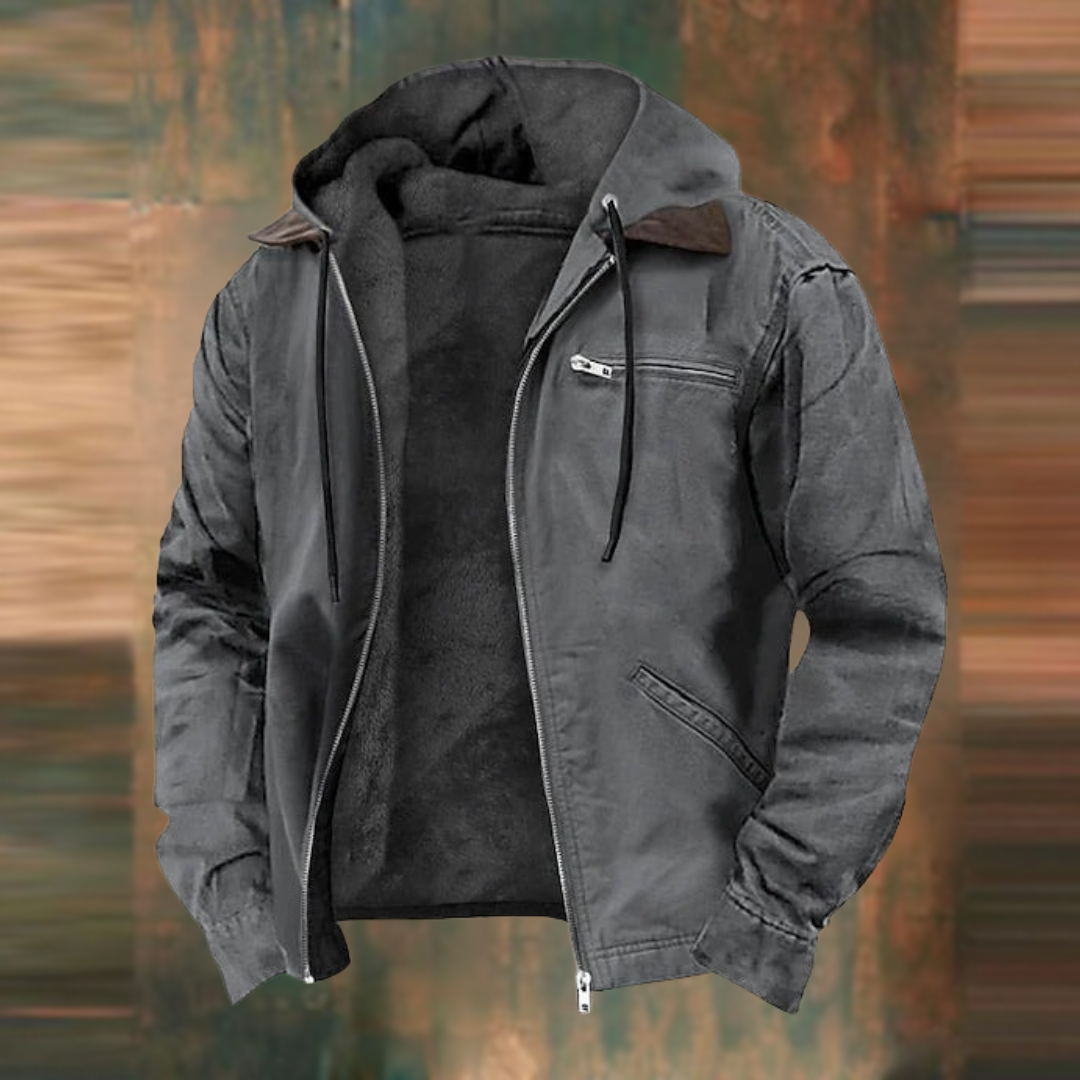 Torben | Warme Herrenjacke mit Kapuze