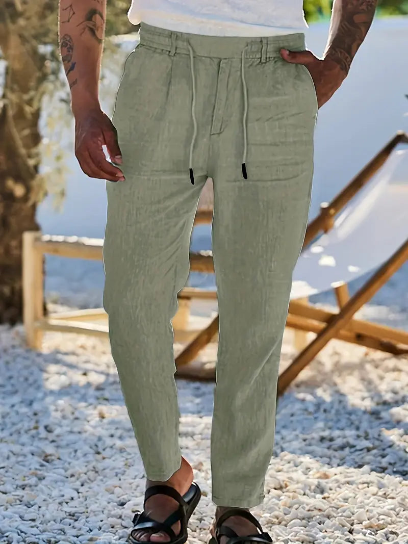 NICHOLS | Leinenhose für Herren