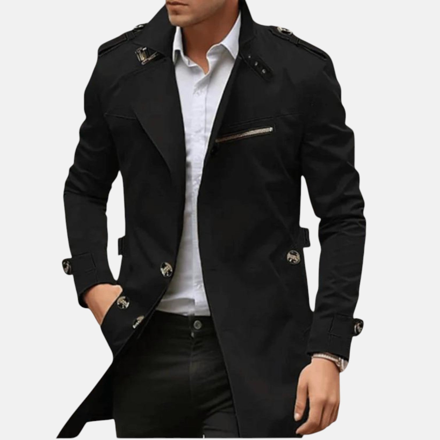 Carlito | Eleganter Premium-Mantel für Herren