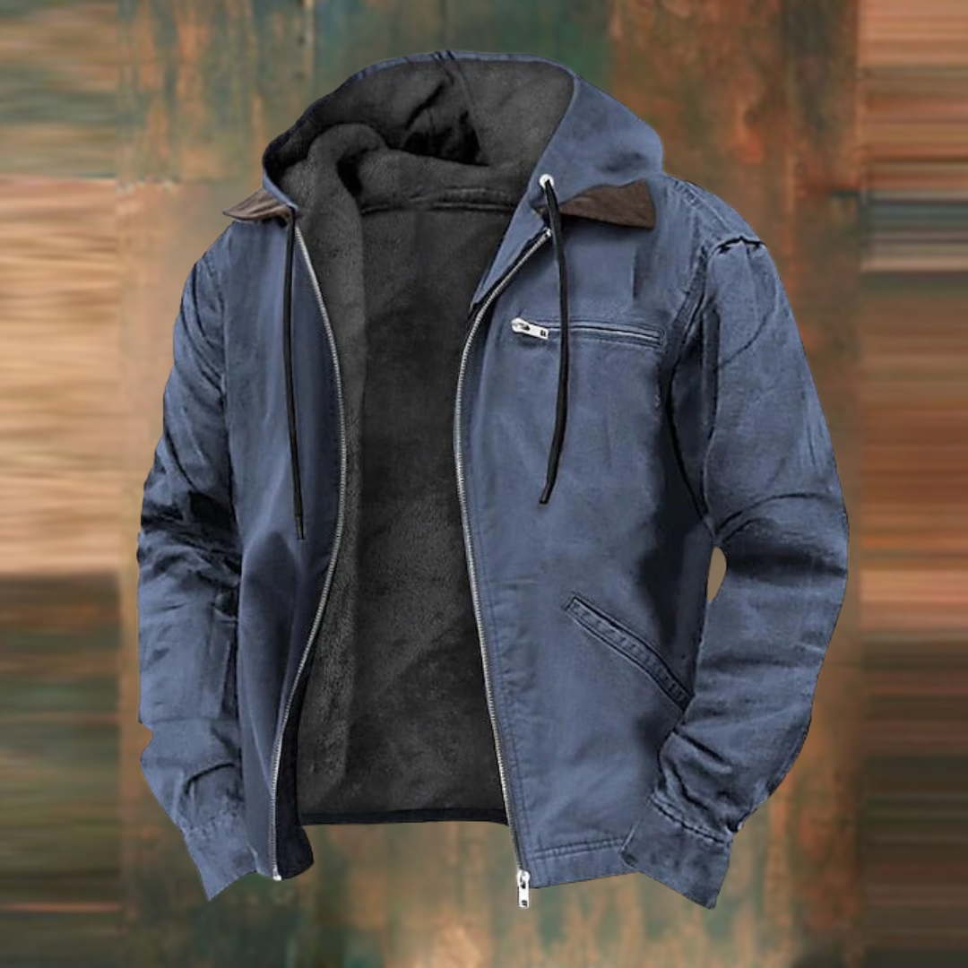 Torben | Warme Herrenjacke mit Kapuze