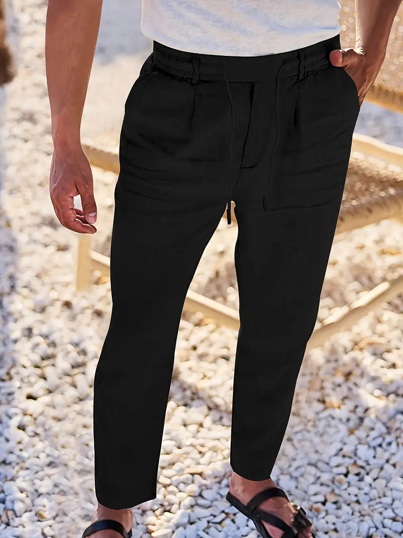 NICHOLS | Leinenhose für Herren