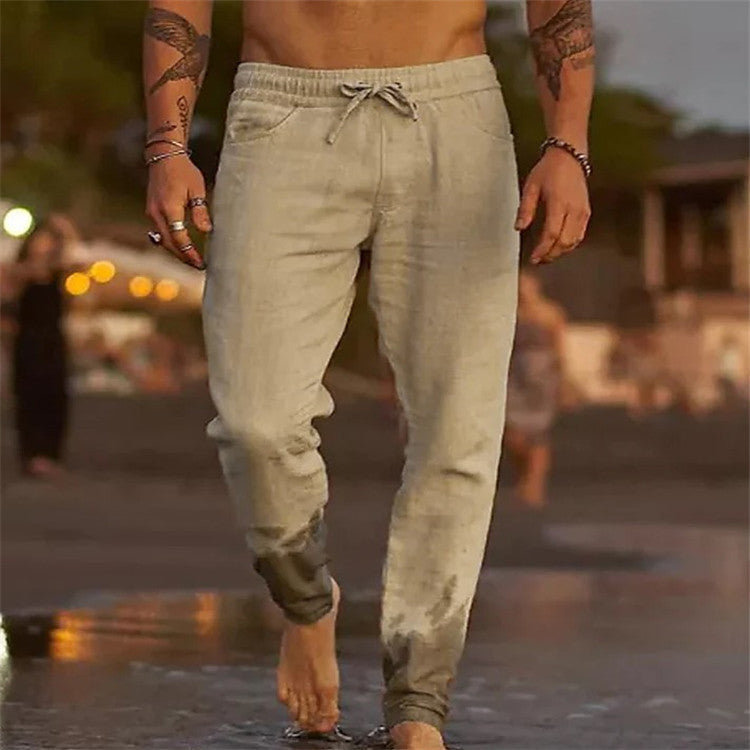 NOAH | Leichte Strand- &amp; Sommerhose im Relaxed Fit
