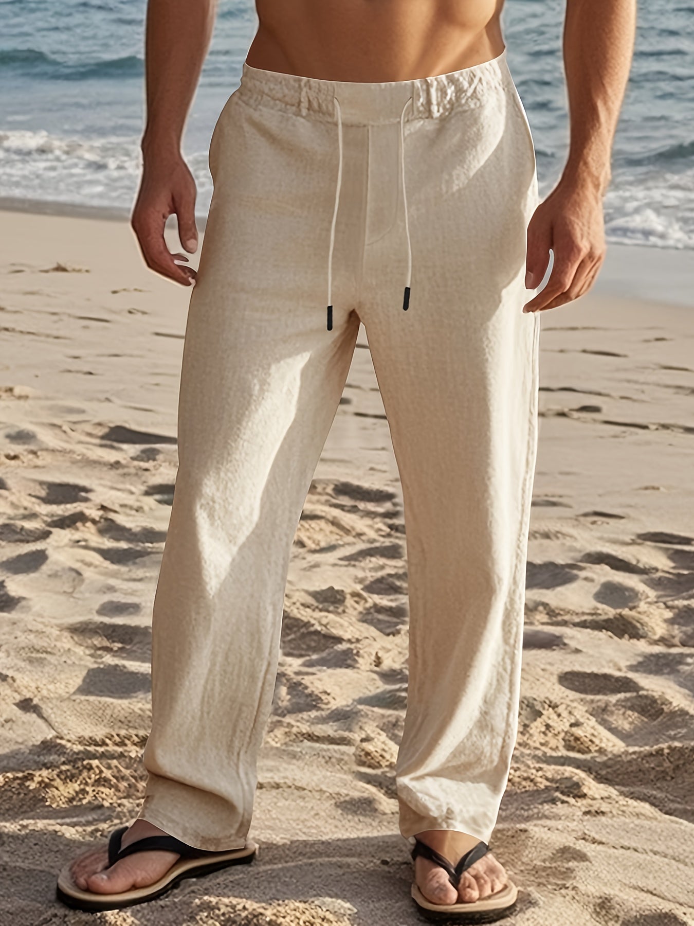 TEO | Leinenhose mit lockerer Passform