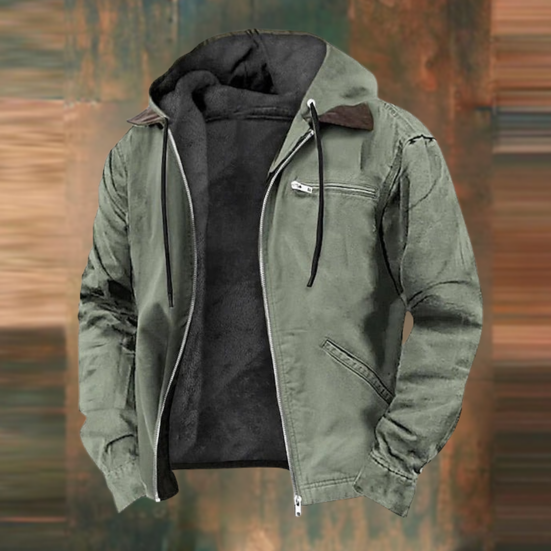 Torben | Warme Herrenjacke mit Kapuze