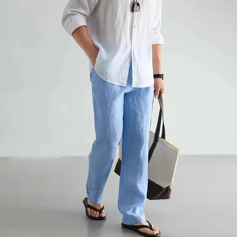 COMO | Elegante Leinenhose für Herren