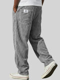 VARENZO | Cordhose mit elastischem Bund