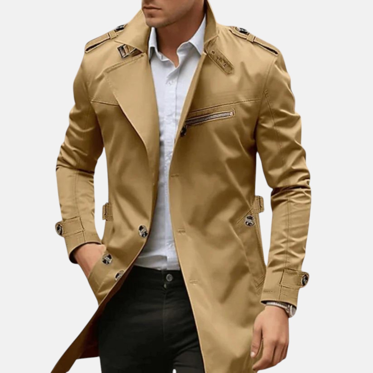 Carlito | Eleganter Premium-Mantel für Herren
