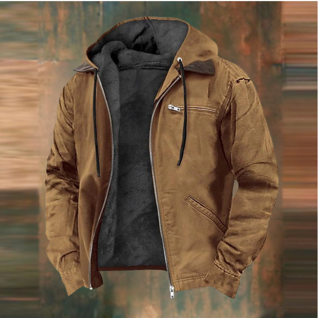 Torben | Warme Herrenjacke mit Kapuze