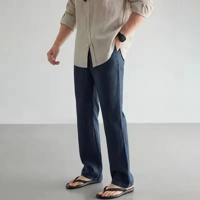 COMO | Elegante Leinenhose für Herren