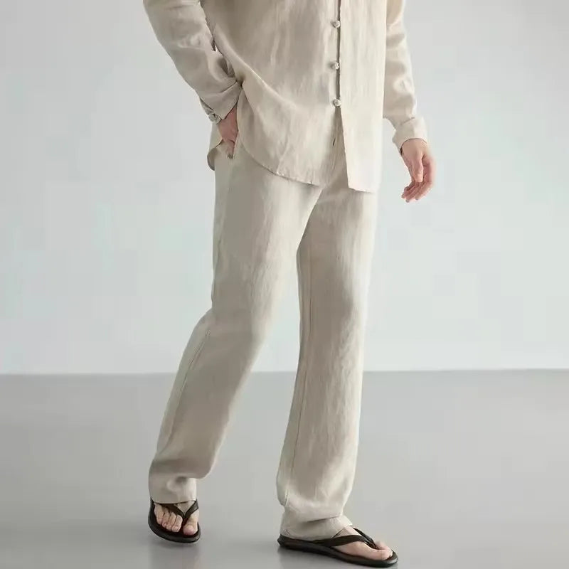 COMO | Elegante Leinenhose für Herren