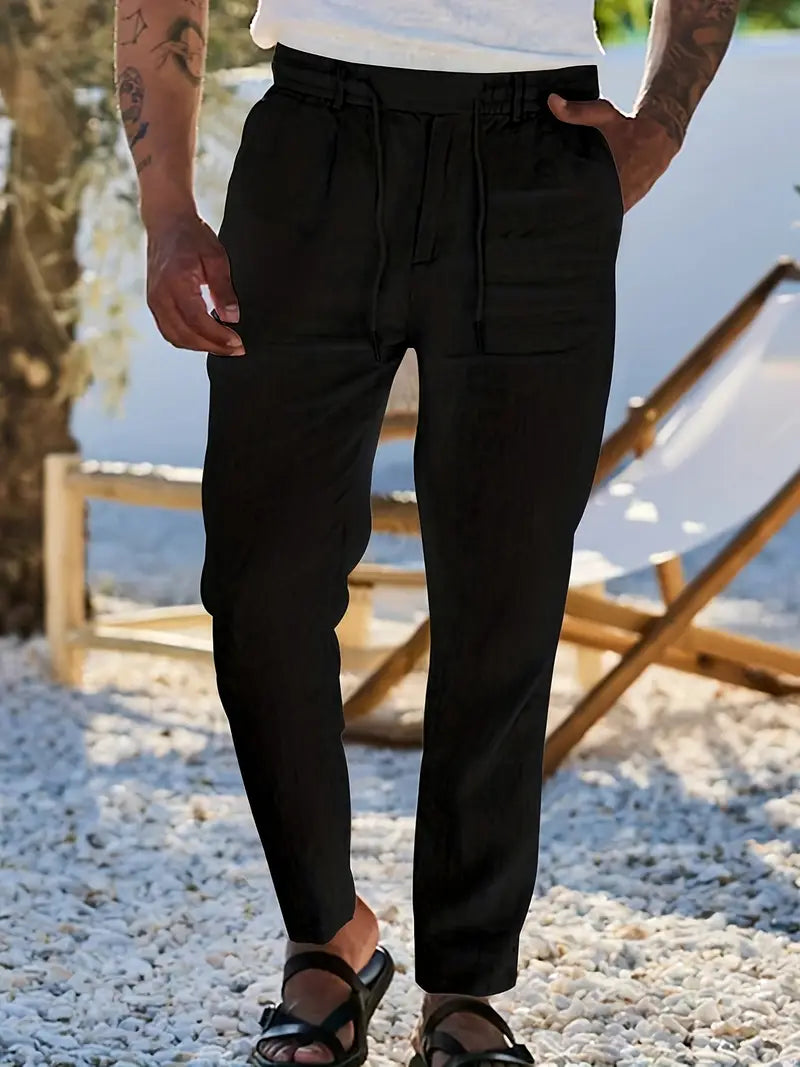 NICHOLS | Leinenhose für Herren