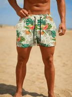 Mondeo Swim Shorts -  Gold Tropic