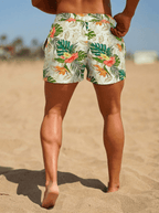 Mondeo Swim Shorts -  Gold Tropic