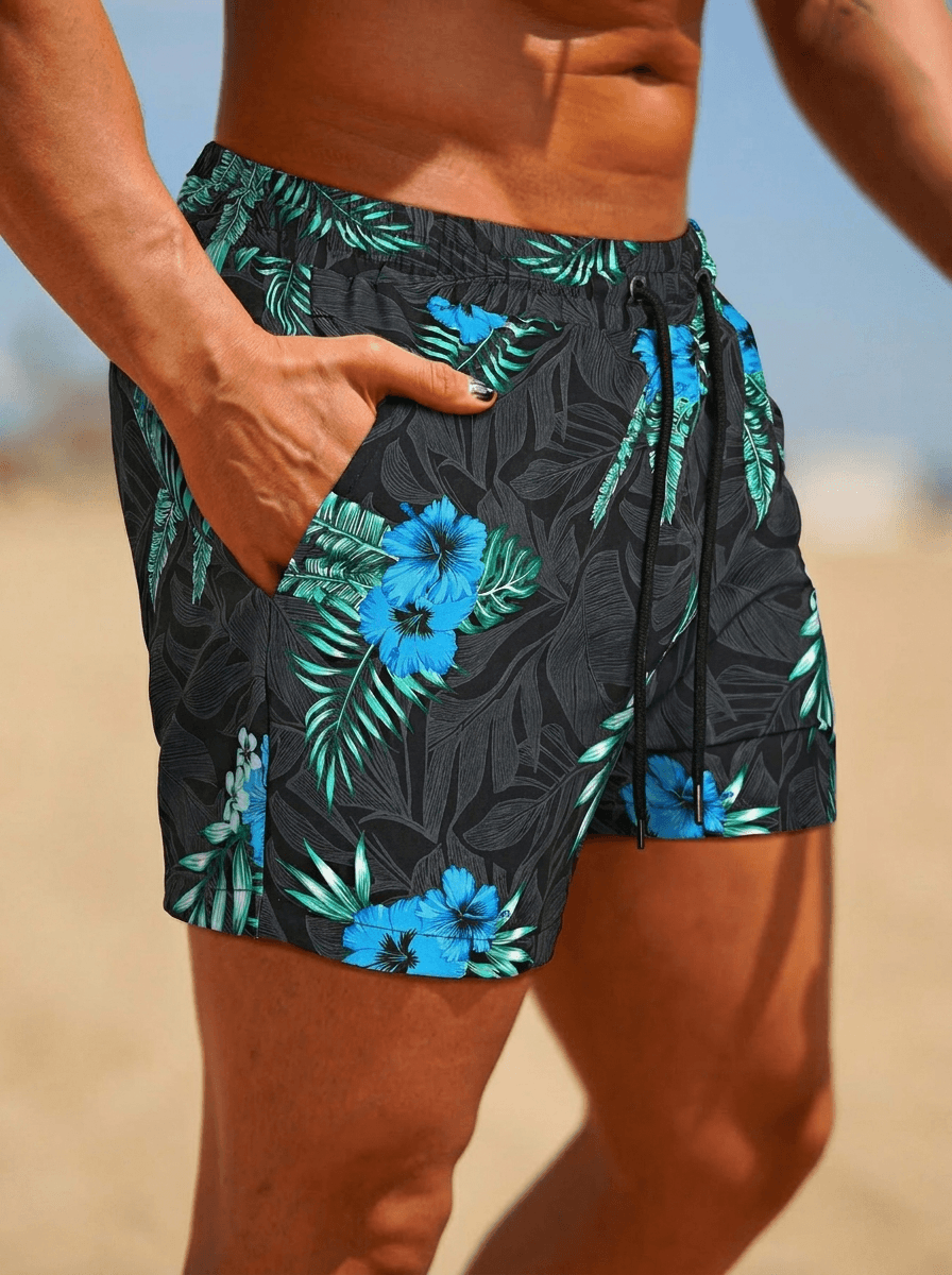 Mondeo Swim Shorts -  Midnight Bloom