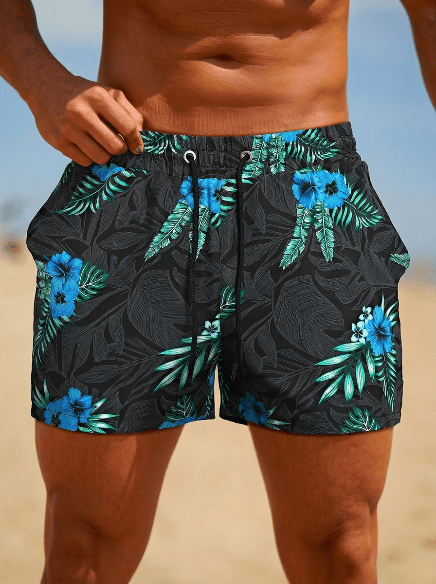 Mondeo Swim Shorts -  Midnight Bloom