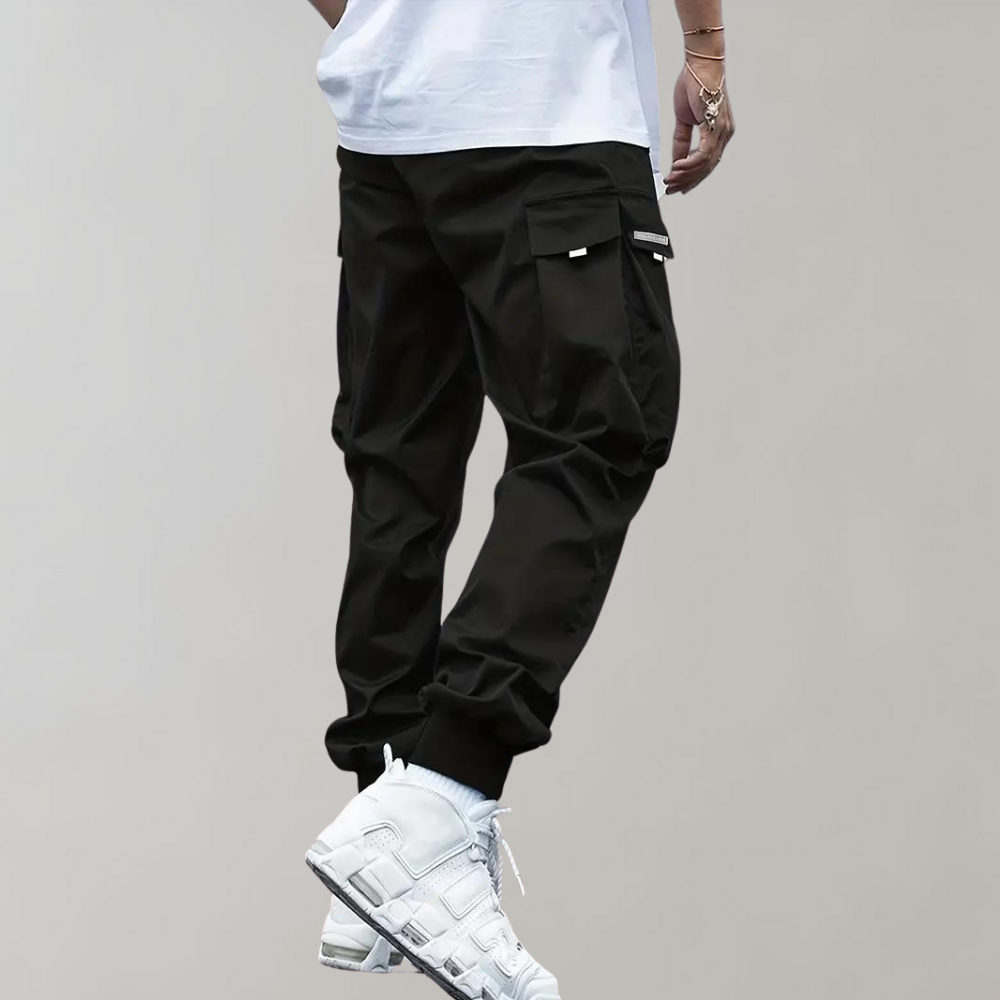 JAX | Cargo Jogginghose im Urban Streetwear Fit (Purple Edition)