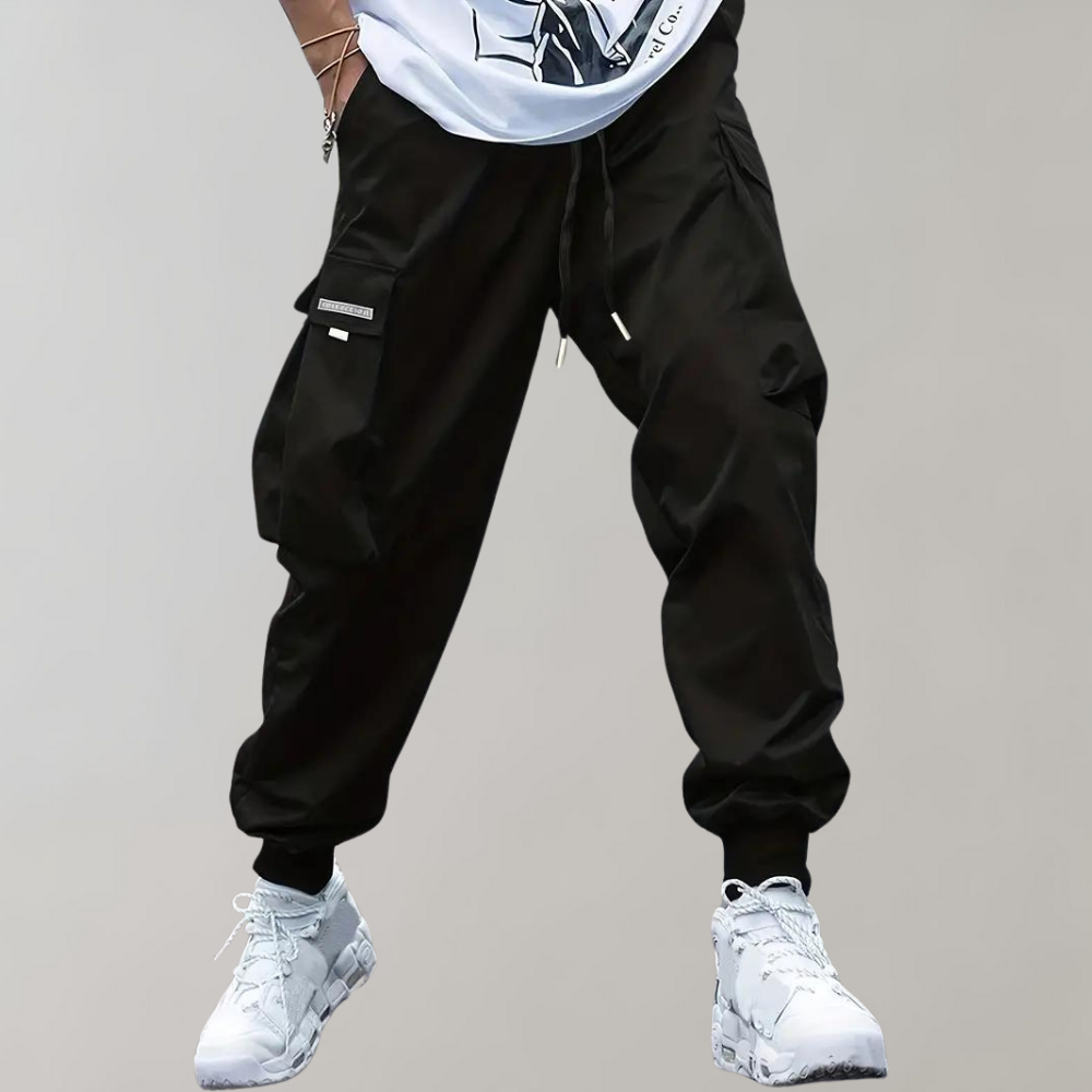 JAX | Cargo Jogginghose im Urban Streetwear Fit (Purple Edition)