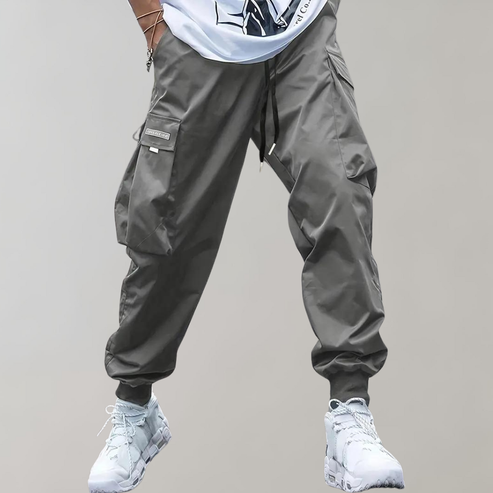 JAX | Cargo Jogginghose im Urban Streetwear Fit (Purple Edition)