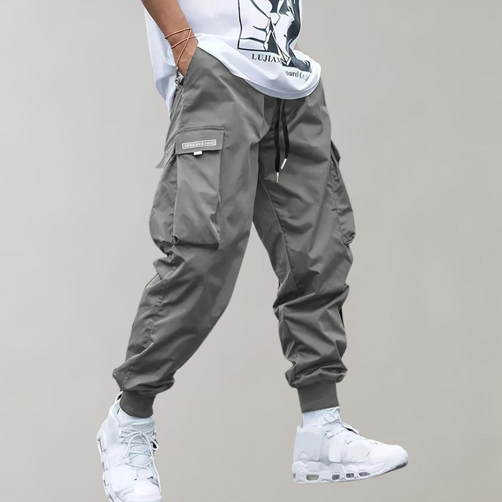 JAX | Cargo Jogginghose im Urban Streetwear Fit (Purple Edition)