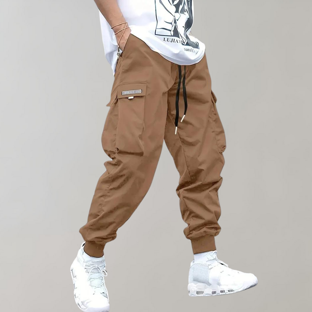 JAX | Cargo Jogginghose im Urban Streetwear Fit (Purple Edition)