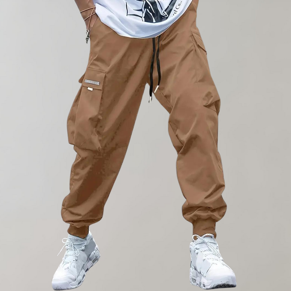 JAX | Cargo Jogginghose im Urban Streetwear Fit (Purple Edition)