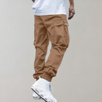 JAX | Cargo Jogginghose im Urban Streetwear Fit (Purple Edition)