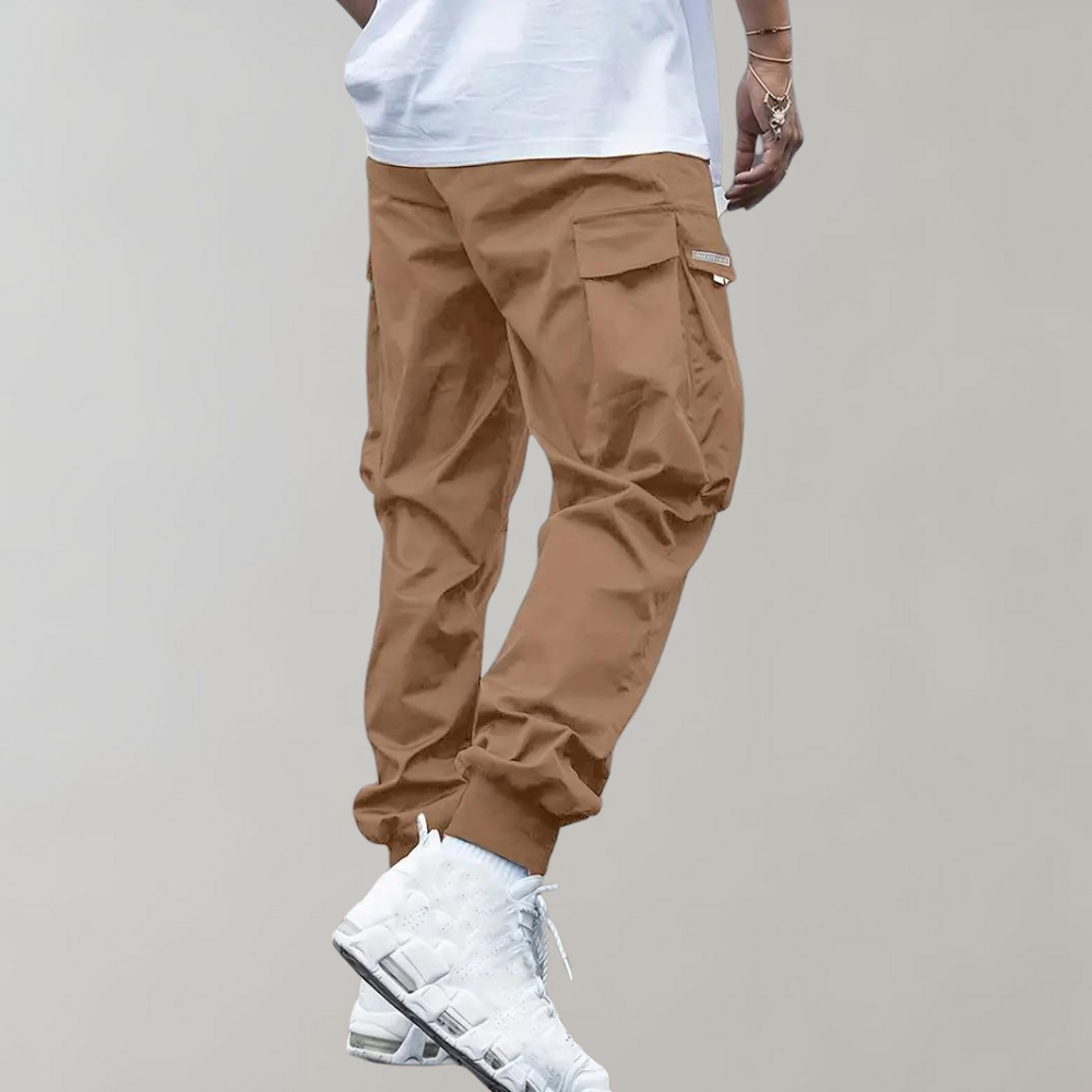 JAX | Cargo Jogginghose im Urban Streetwear Fit (Purple Edition)