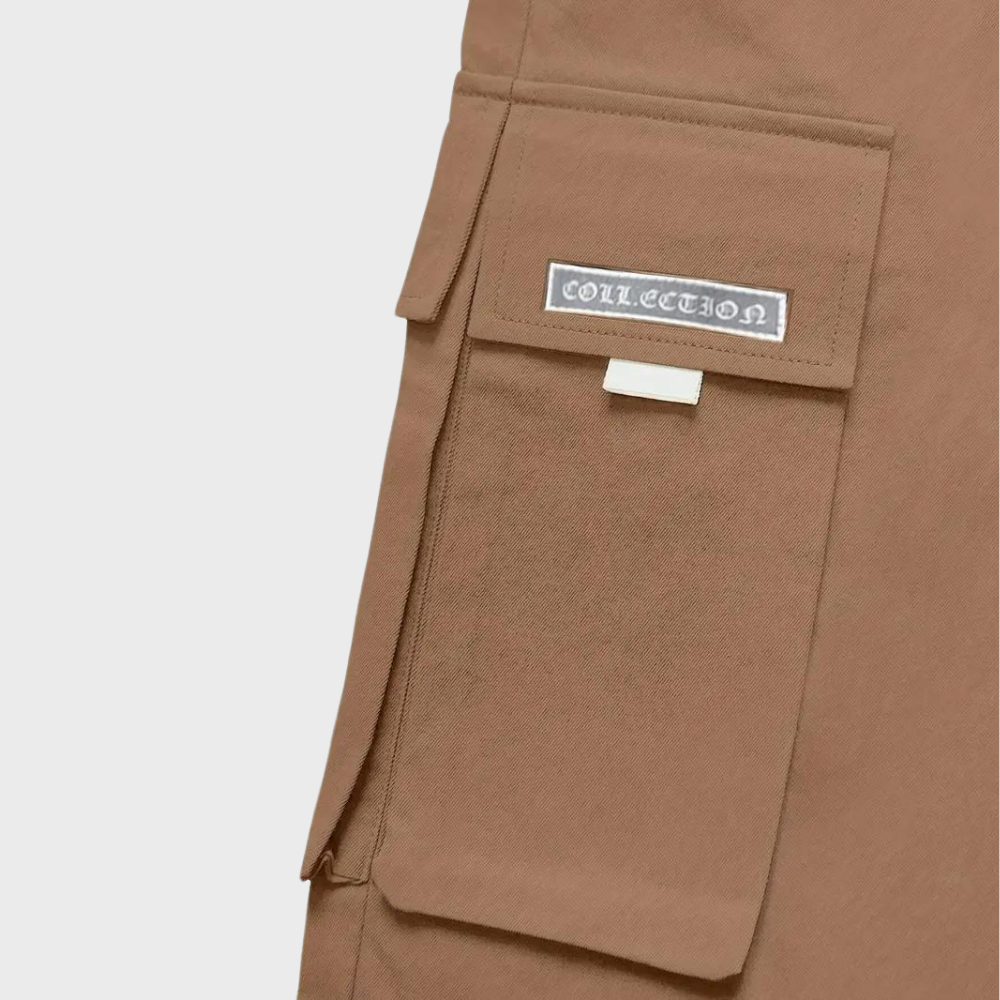 JAX | Cargo Jogginghose im Urban Streetwear Fit (Purple Edition)