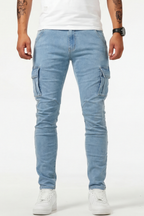 KORVYLAN | Stretch Cargo Jeans im Urban Utility Fit