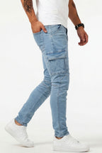 KORVYLAN | Stretch Cargo Jeans im Urban Utility Fit