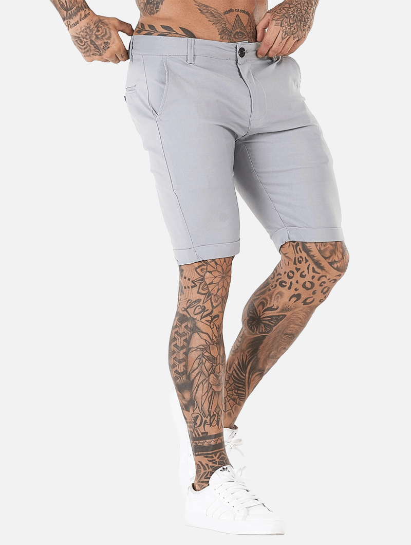 Noa Stretch Shorts - Grey