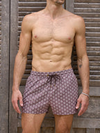 Kendo Swim Shorts - Brown