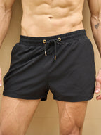 Kendo Swim Shorts -  Black