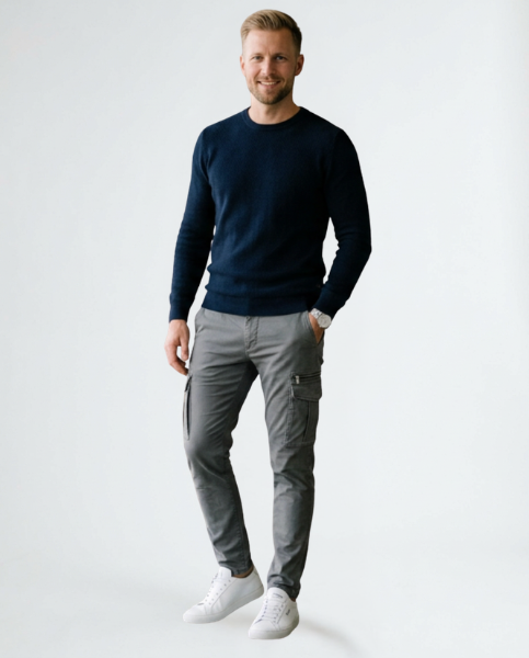 Sommerfeld | Premium Herren Cargo Stretchhose (1 Kaufen, 1 GRATIS dazu)