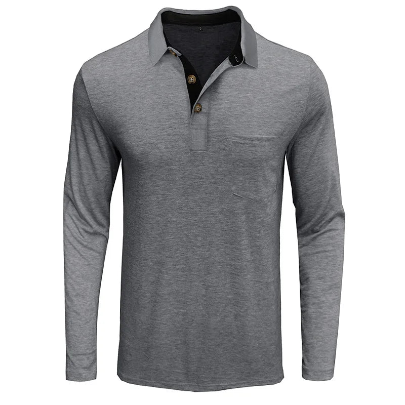 Sommerfeld | Herren Langarmshirt in Unifarbe