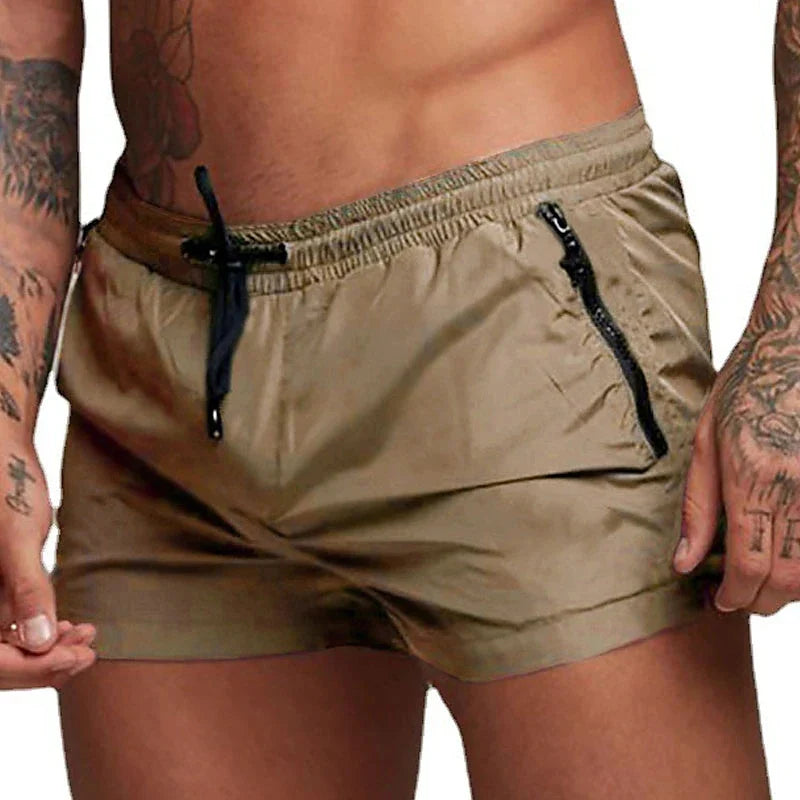 PORT HERCULE | Herren-Badeshorts mit Reißverschlusstaschen