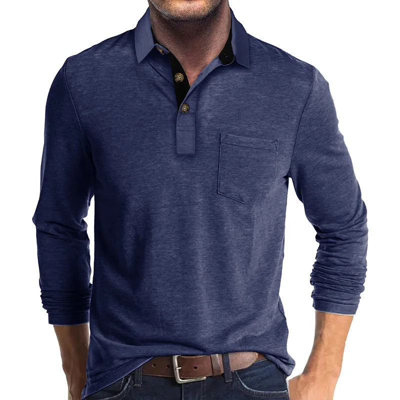 Sommerfeld | Herren Langarmshirt in Unifarbe