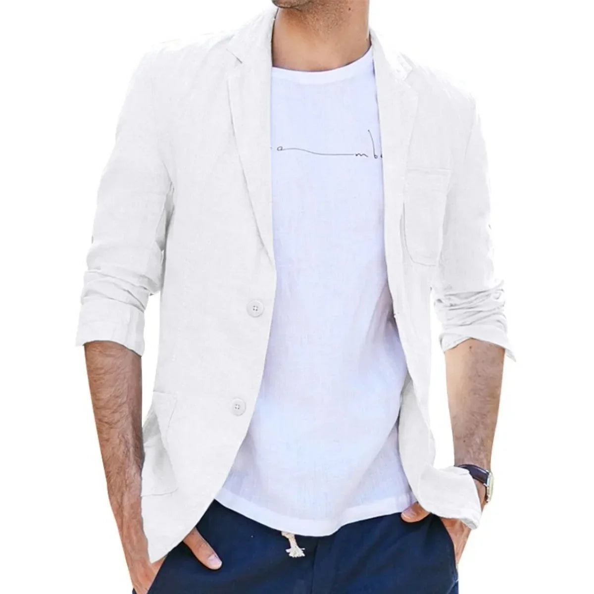 BELLAGIO | Leichter Leinenblazer für Herren