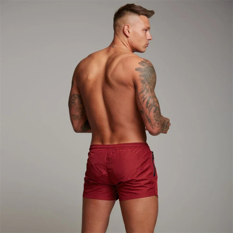 PORT HERCULE | Herren-Badeshorts mit Reißverschlusstaschen