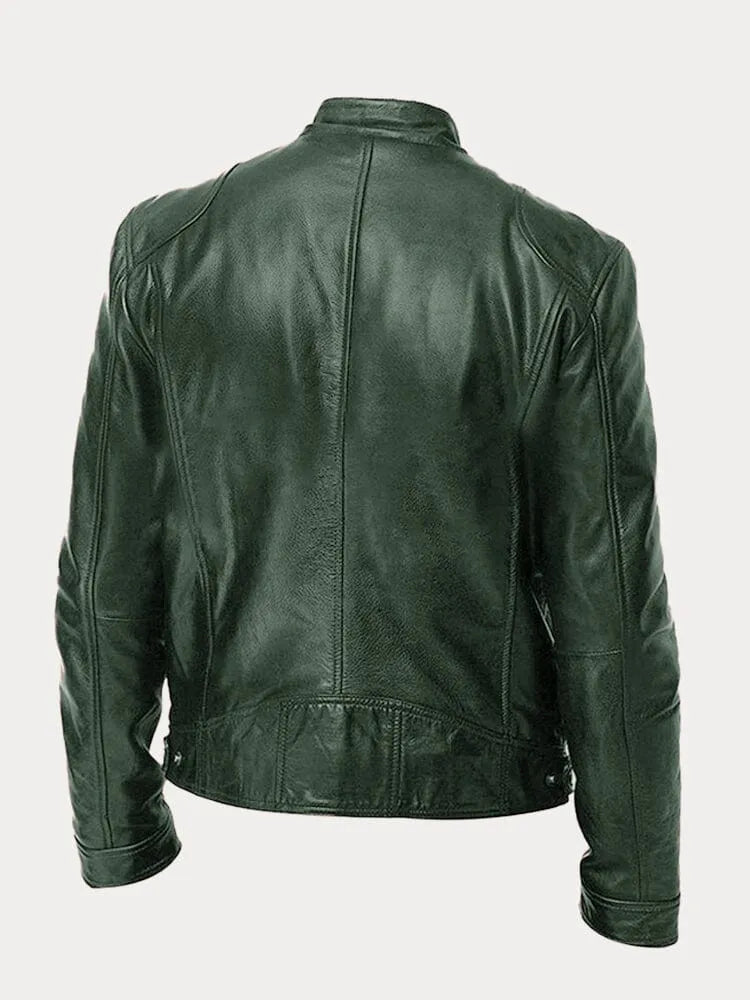 MONZA | Klassische Lederjacke für Herren
