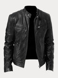MONZA | Klassische Lederjacke für Herren