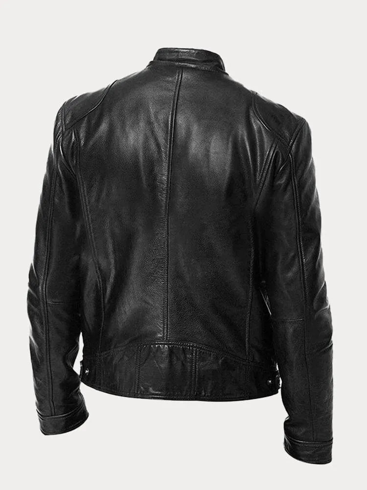 MONZA | Klassische Lederjacke für Herren