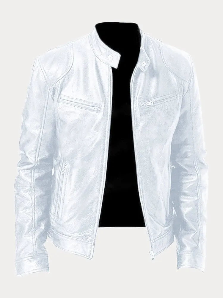MONZA | Klassische Lederjacke für Herren