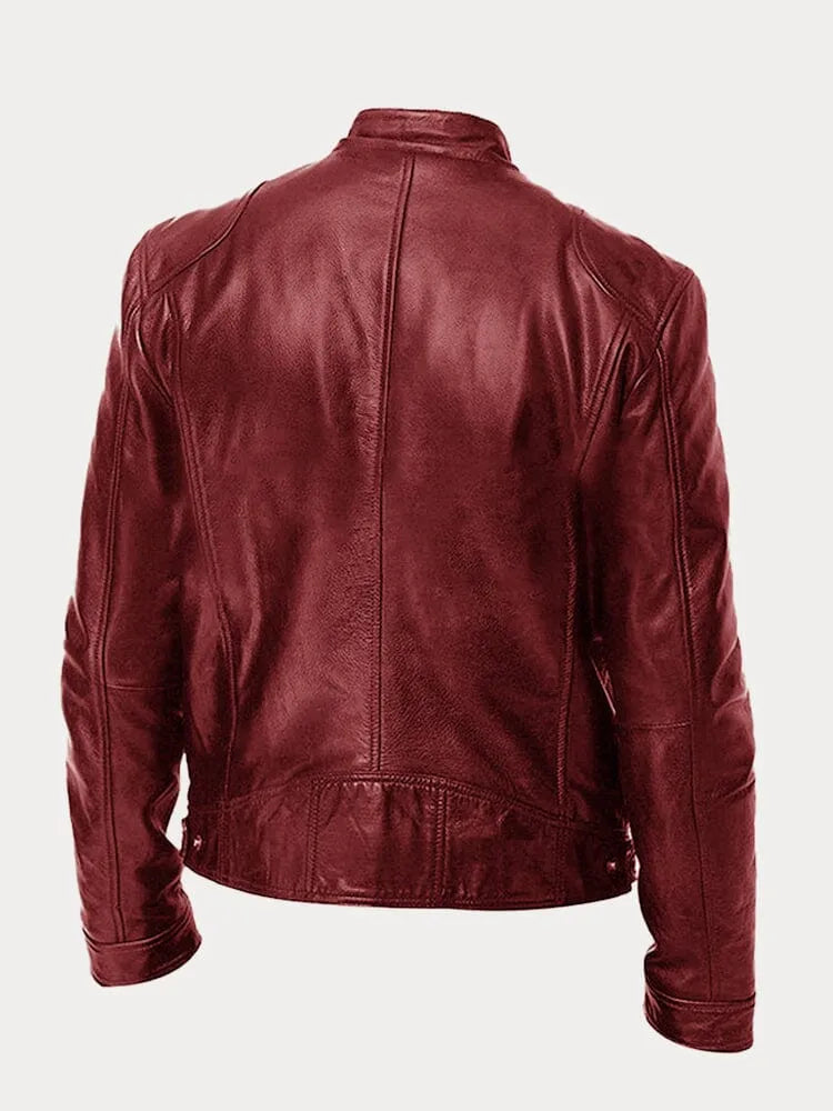 MONZA | Klassische Lederjacke für Herren