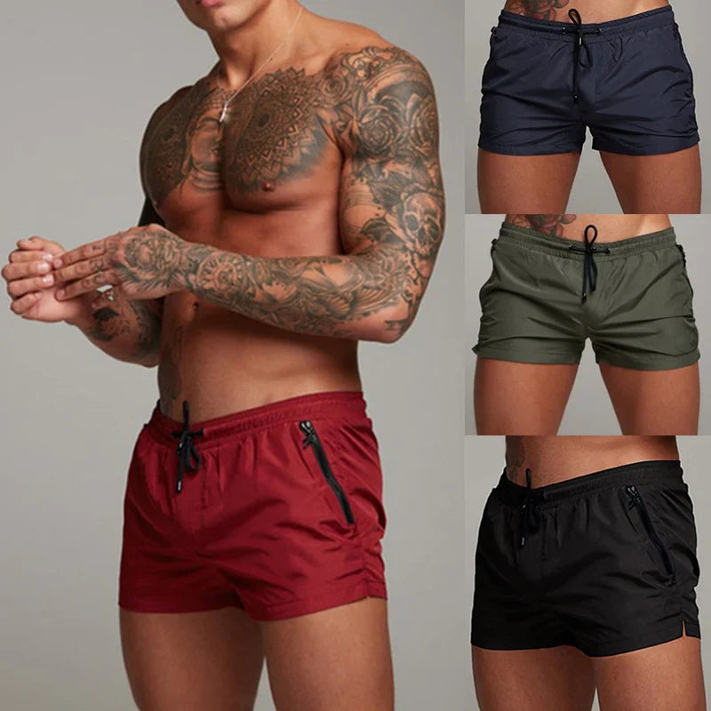 PORT HERCULE | Herren-Badeshorts mit Reißverschlusstaschen
