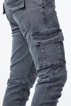 KORVYLAN | Stretch Cargo Jeans im Urban Utility Fit