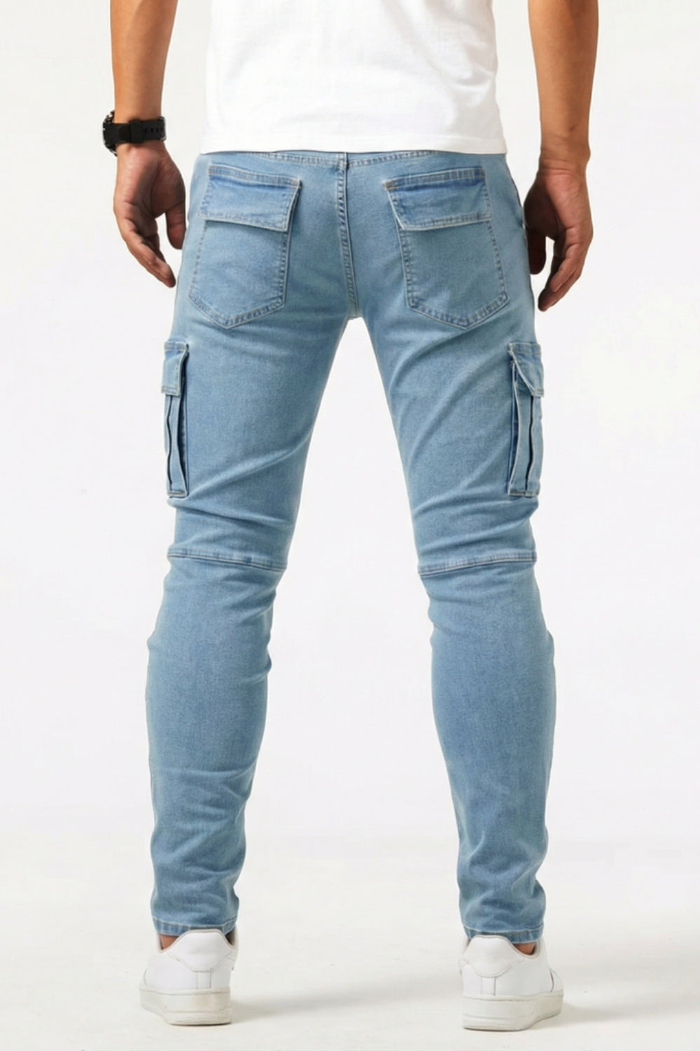 KORVYLAN | Stretch Cargo Jeans im Urban Utility Fit