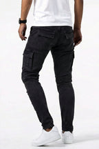 KORVYLAN | Stretch Cargo Jeans im Urban Utility Fit